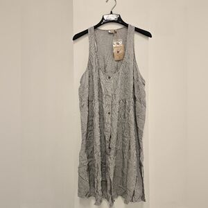 True Craft Navy and White Striped Dress